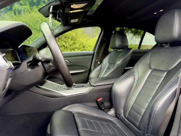 2021 BMW 3 серии 318d VII (G2x), синий, 3300000 рублей - вид 13