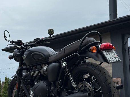 2016 Triumph Bonneville T120, чёрный, 1150000 рублей, вид 4