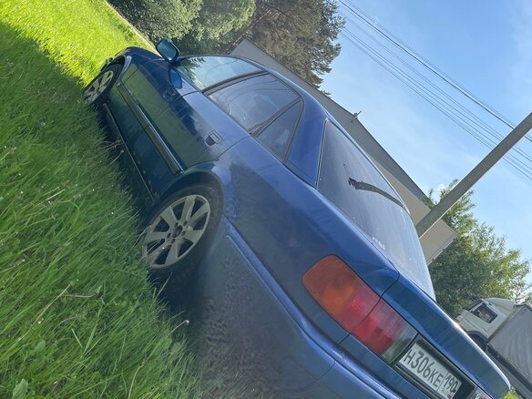 1992 Audi 100 IV (C4), синий - вид 10