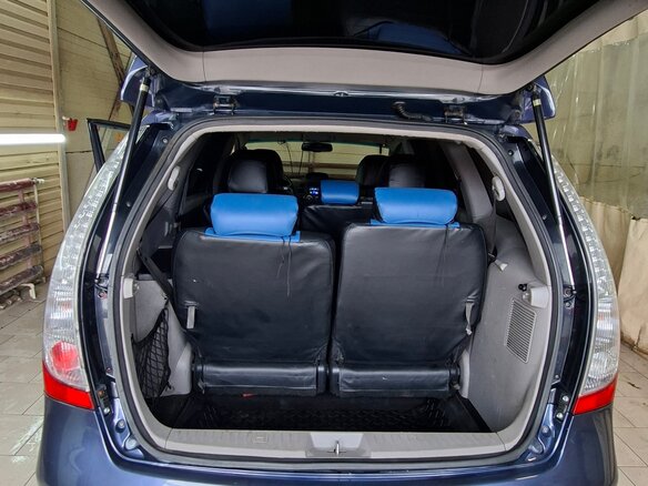 2008 Mitsubishi Grandis I, синий, 870000 рублей - вид 12
