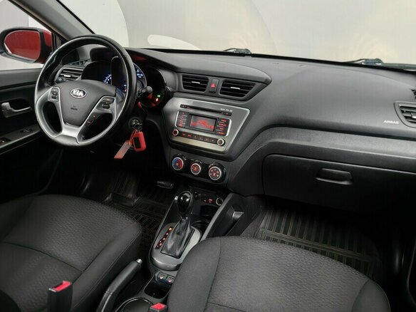 2016 Kia Rio III Рестайлинг, красный, 1035000 рублей - вид 12