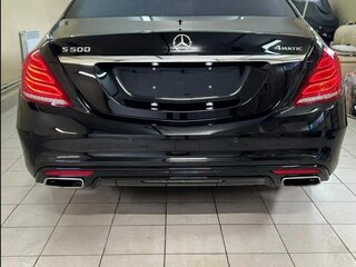 2015 Mercedes-Benz S-Класс 500 Long VI (W222, C217), чёрный, 3100000 рублей, вид 4