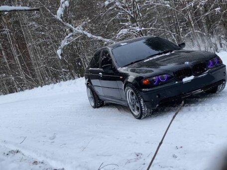 2002 BMW 3 серии 318i IV (E46) Рестайлинг, чёрный, 465000 рублей, вид 5