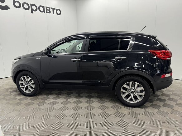2015 Kia Sportage III Рестайлинг, чёрный, 1540000 рублей - вид 8