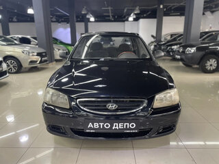 2007 Hyundai Accent ТагАЗ II, чёрный, 295000 рублей, вид 2