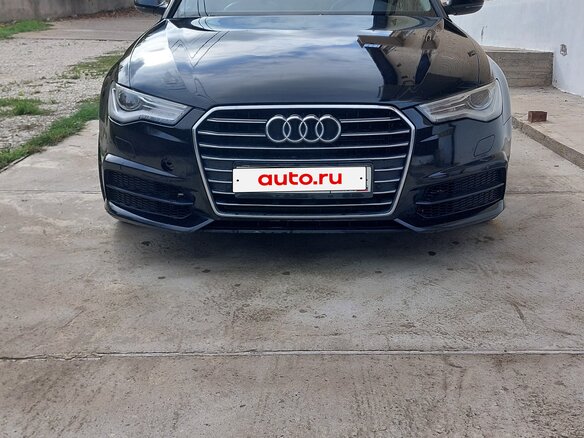 2016 Audi A6 IV (C7) Рестайлинг, чёрный, 1550000 рублей