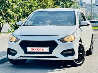 2018 Hyundai Solaris II, белый, 599000 рублей, вид 3