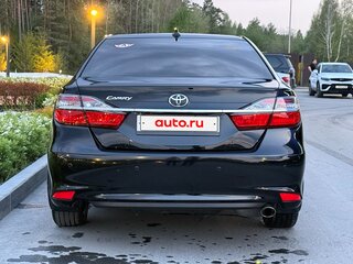 2017 Toyota Camry VII (XV50) Рестайлинг 2, чёрный, 2750000 рублей, вид 4