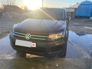 2012 Volkswagen Touareg II, чёрный, 1700000 рублей, вид 1