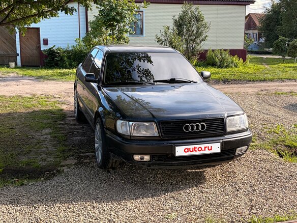 1992 Audi 100 IV (C4), чёрный, 390000 рублей - вид 1