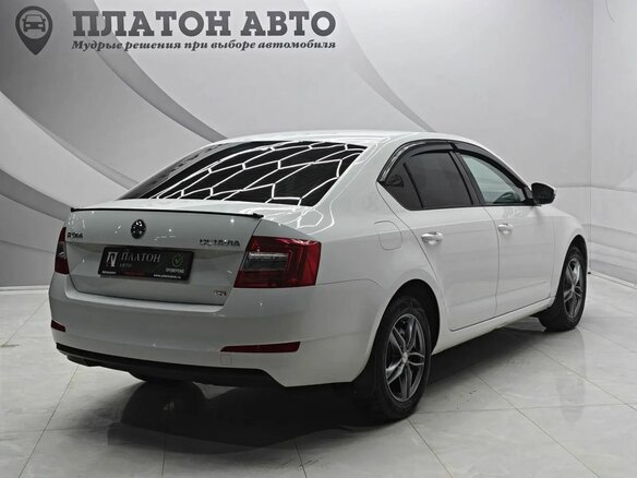 2013 Skoda Octavia III (A7), белый - вид 4