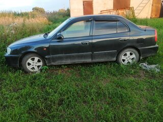 2006 Hyundai Accent ТагАЗ II, чёрный, 220000 рублей, вид 3