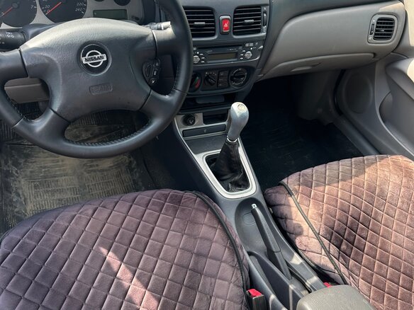 2002 Nissan Almera II (N16), синий, 395000 рублей - вид 13