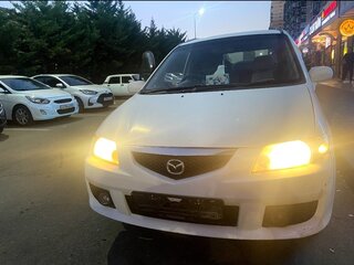 2001 Mazda Premacy I (CP), белый, 404000 рублей, вид 1