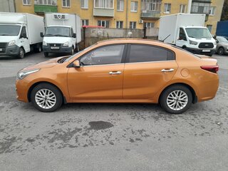2017 Kia Rio IV, оранжевый, 1050000 рублей, вид 4