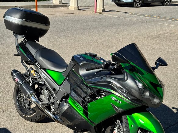 2018 Kawasaki ZZR 1400, зелёный, 1350000 рублей - вид 30