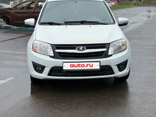 2015 Lada (ВАЗ) Granta I, белый, 485000 рублей, вид 2