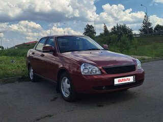 2009 Lada (ВАЗ) Priora I, красный, 380000 рублей, вид 2