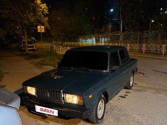 2007 Lada (ВАЗ) 2107, зелёный, 185000 рублей - вид 1