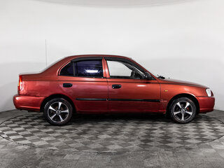 2005 Hyundai Accent ТагАЗ II, красный, 254030 рублей, вид 4