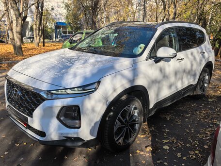 2020 Hyundai Santa Fe IV, белый, 3570000 рублей, вид 1