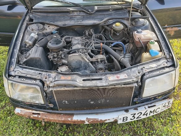 1992 Audi 100 IV (C4), синий, 165000 рублей - вид 24