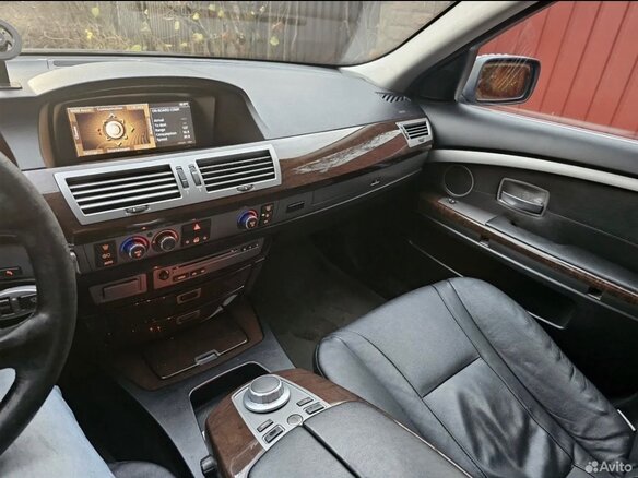 2007 BMW 7 серии Long 750Li IV (E65/E66) Рестайлинг, синий, 750000 рублей - вид 4
