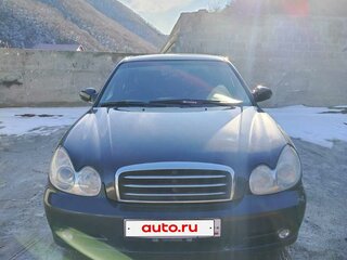 2007 Hyundai Sonata ТагАЗ IV (EF) Рестайлинг, чёрный, 490000 рублей, вид 2