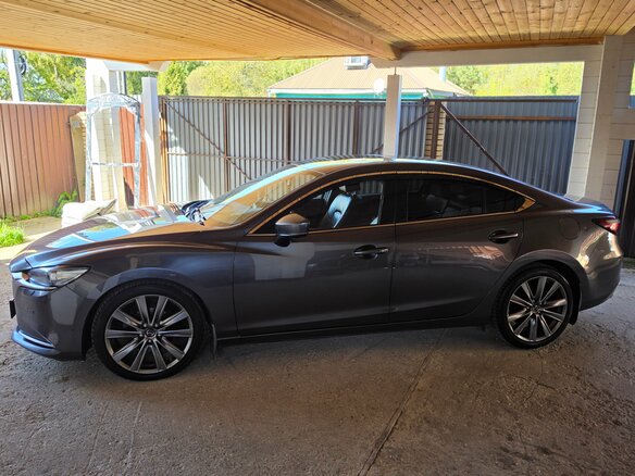 2019 Mazda 6 III (GJ) Рестайлинг 2, серый, 2350000 рублей - вид 6