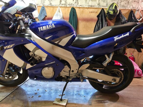 2002 Yamaha YZF600R Thundercat, синий, 299999 рублей - вид 12
