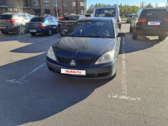 2007 Mitsubishi Lancer IX Рестайлинг, чёрный