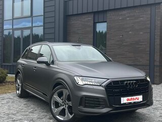 2022 Audi Q7 45 TDI II (4M) Рестайлинг, серый, 7800000 рублей, вид 1