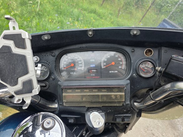 1993 Harley-Davidson Electra Glide, синий, 530000 рублей - вид 3