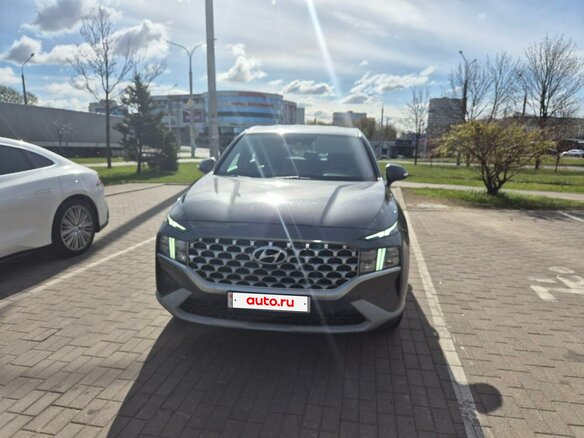 2020 Hyundai Santa Fe IV Рестайлинг, серебристый, 2350000 рублей - вид 4