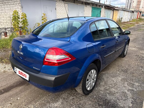 2007 Renault Megane II Рестайлинг, синий, 495000 рублей - вид 5