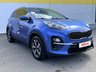 2018 Kia Sportage IV Рестайлинг, синий, 2010000 рублей, вид 4
