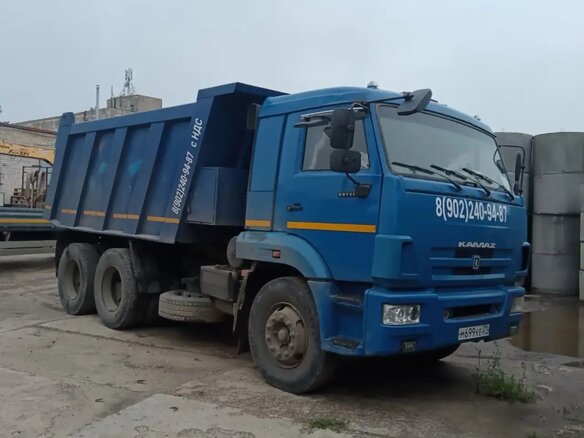 2012 КамАЗ 65115, синий, 2480000 рублей - вид 1