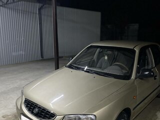 2006 Hyundai Accent ТагАЗ II, бежевый, 470000 рублей, вид 2