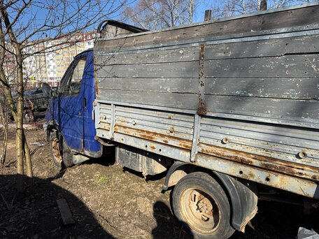 1998 ГАЗ ГАЗель (33023/330273) Фермер, синий, 75000 рублей, вид 3