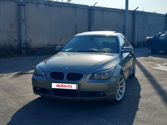 2003 BMW 5 серии 525i V (E60/E61), зелёный, 930000 рублей - вид 1