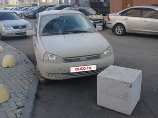 2008 Lada (ВАЗ) Kalina I, серый, 180000 рублей, вид 1