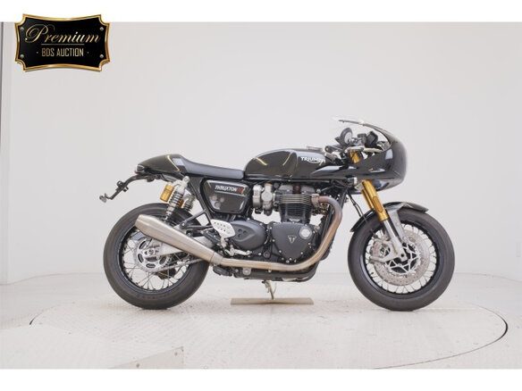 2021 Triumph Thruxton, чёрный, 1100000 рублей