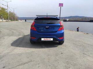 2011 Hyundai Solaris I, синий, 675000 рублей, вид 4