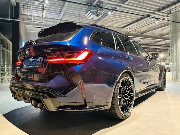 2026 BMW M3 Competition Package VI (G80) Рестайлинг, синий - вид 5