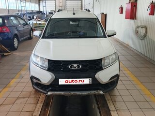 2021 Lada (ВАЗ) Largus Cross I Рестайлинг, белый, 1250000 рублей, вид 4
