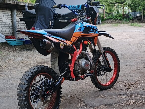 2022 Kayo Evolution YX125EM, оранжевый, 50000 рублей