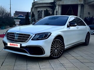 2013 Mercedes-Benz S-Класс 500 VI (W222, C217), чёрный, 2800000 рублей, вид 2