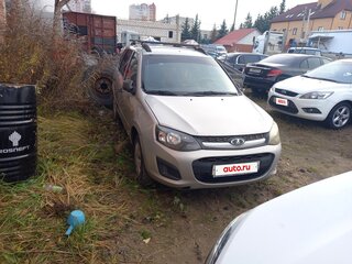 2015 Lada (ВАЗ) Kalina II, серебристый, 350000 рублей, вид 3