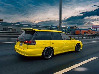 1998 Subaru Legacy II, жёлтый, 1600000 рублей, вид 1