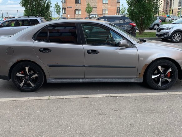 2003 Saab 9-3 II, серый, 330000 рублей - вид 5